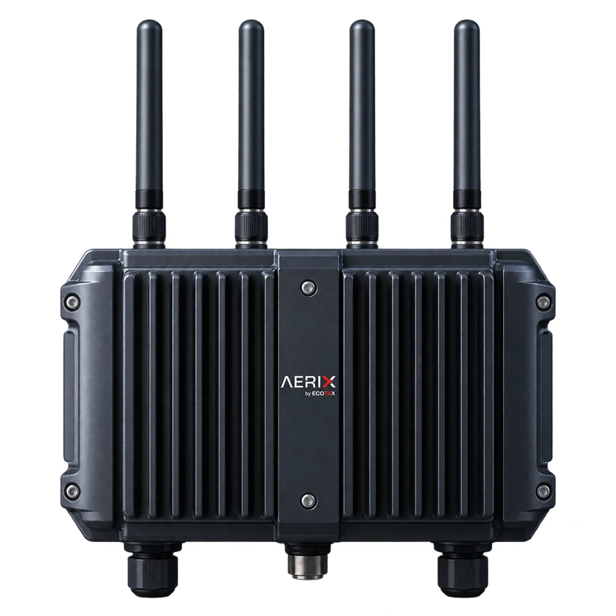 AERIX Pro detection unit with four antennas in a ruggedised housing